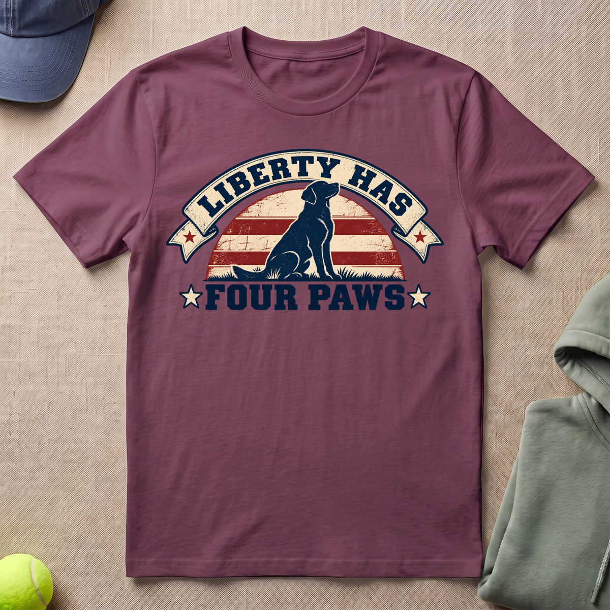 Liberty Has Paws T-Shirt