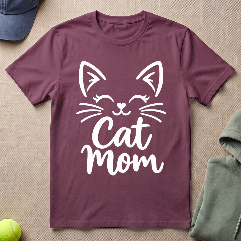 Cat Mom Smile T-Shirt
