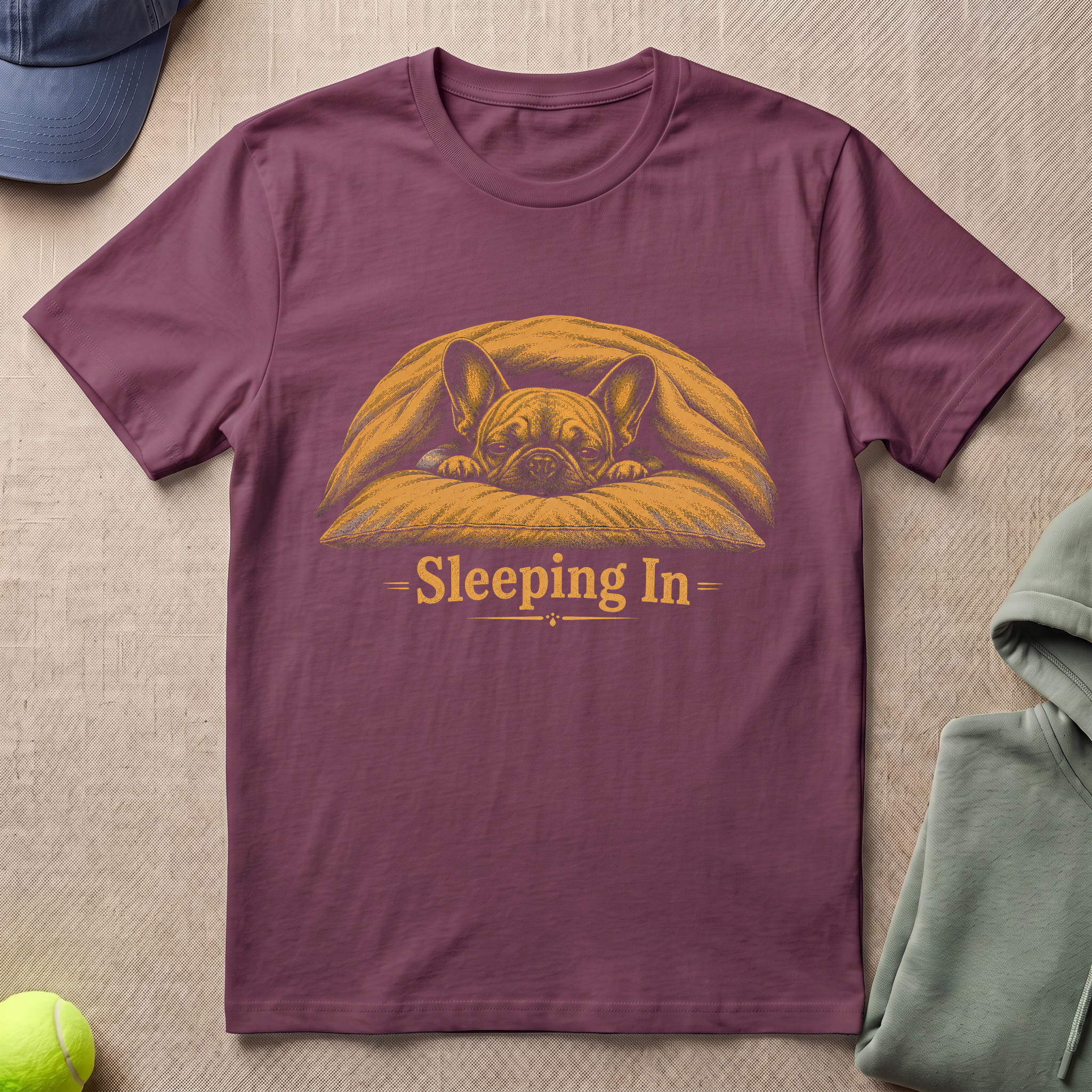 Sleeping In T-Shirt