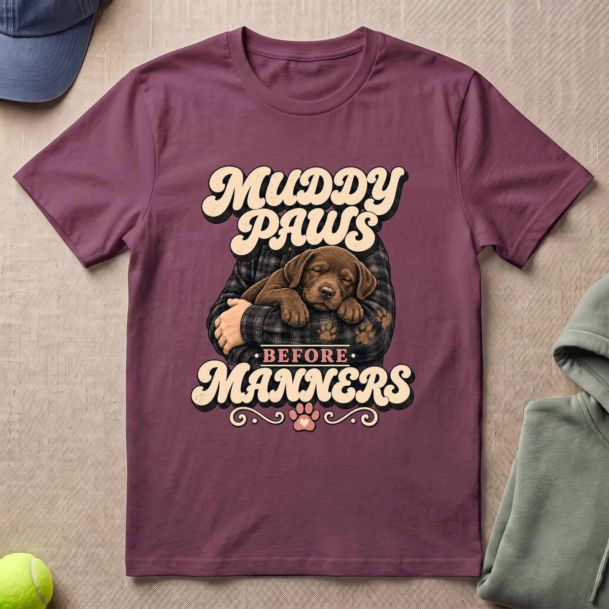Muddy Paw Manners T-Shirt
