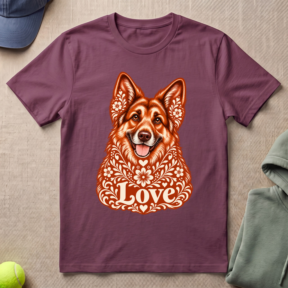 German Shepherd Love T-Shirt