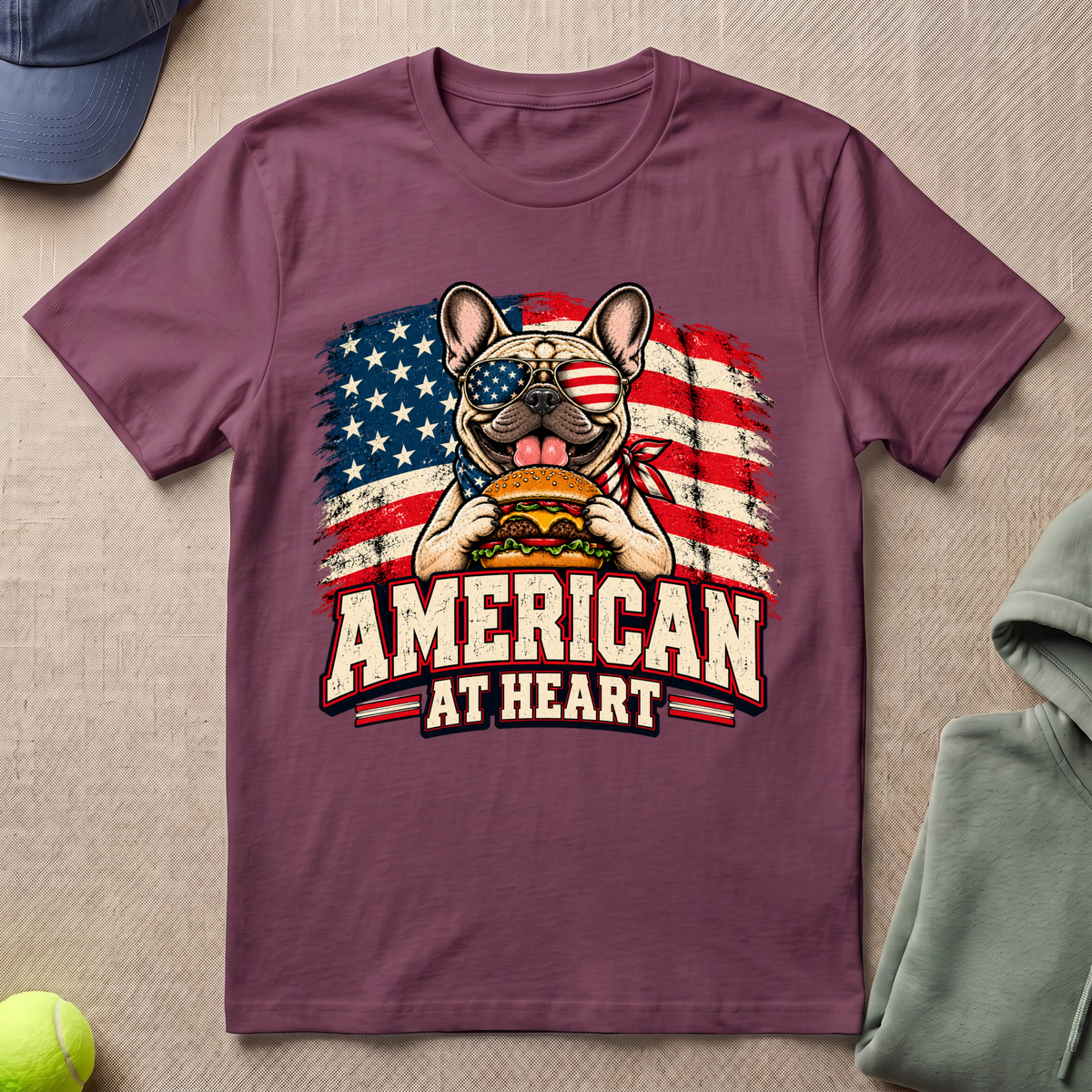 American At Heart T-Shirt