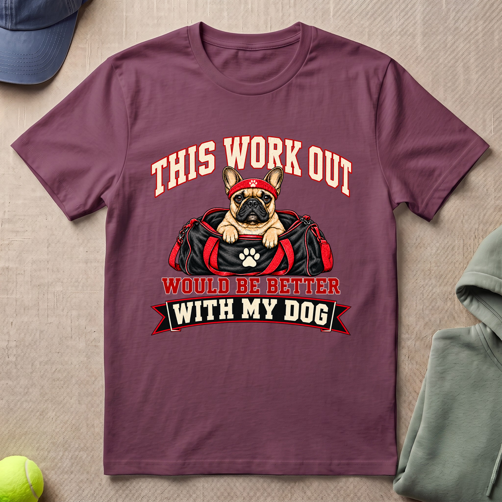 Work Out Better With Dog T-Shirt