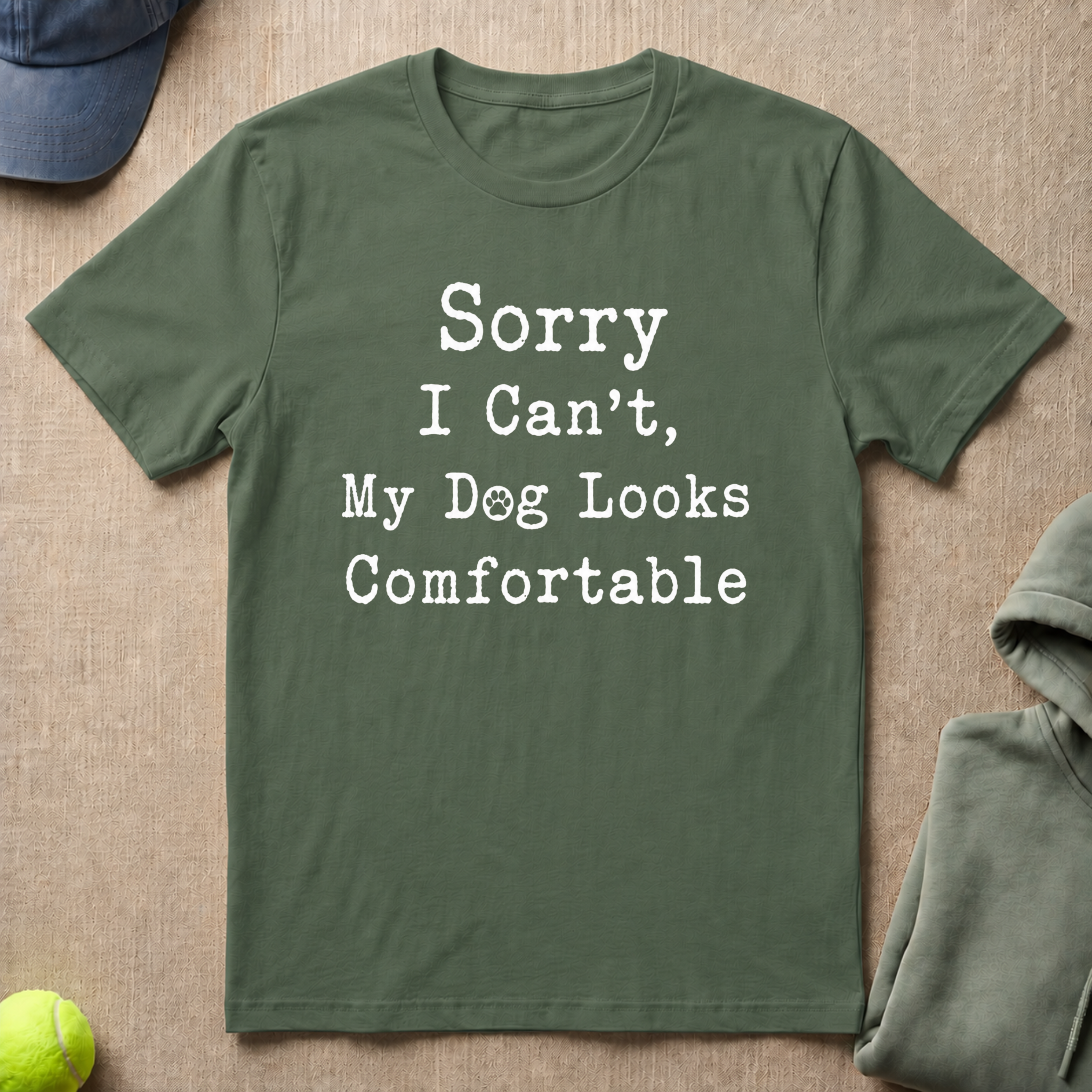Looks Comfortable Slogan T-Shirt