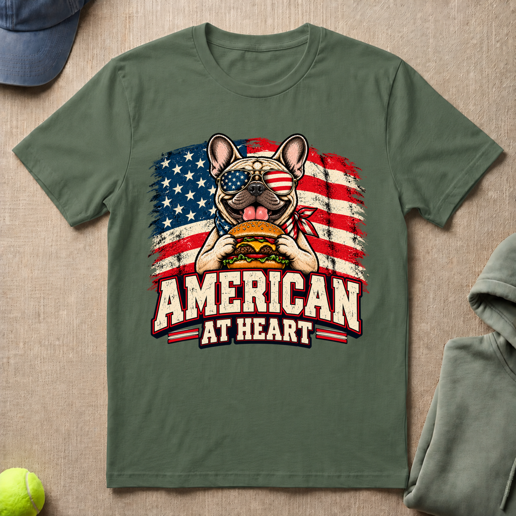 American At Heart T-Shirt