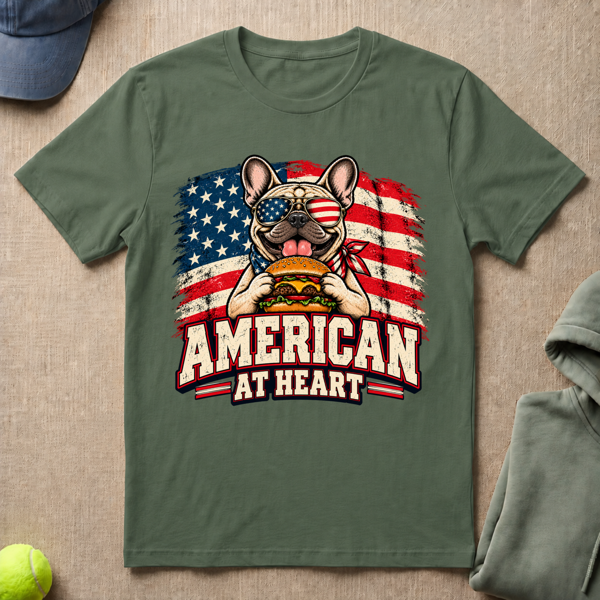 American At Heart T-Shirt