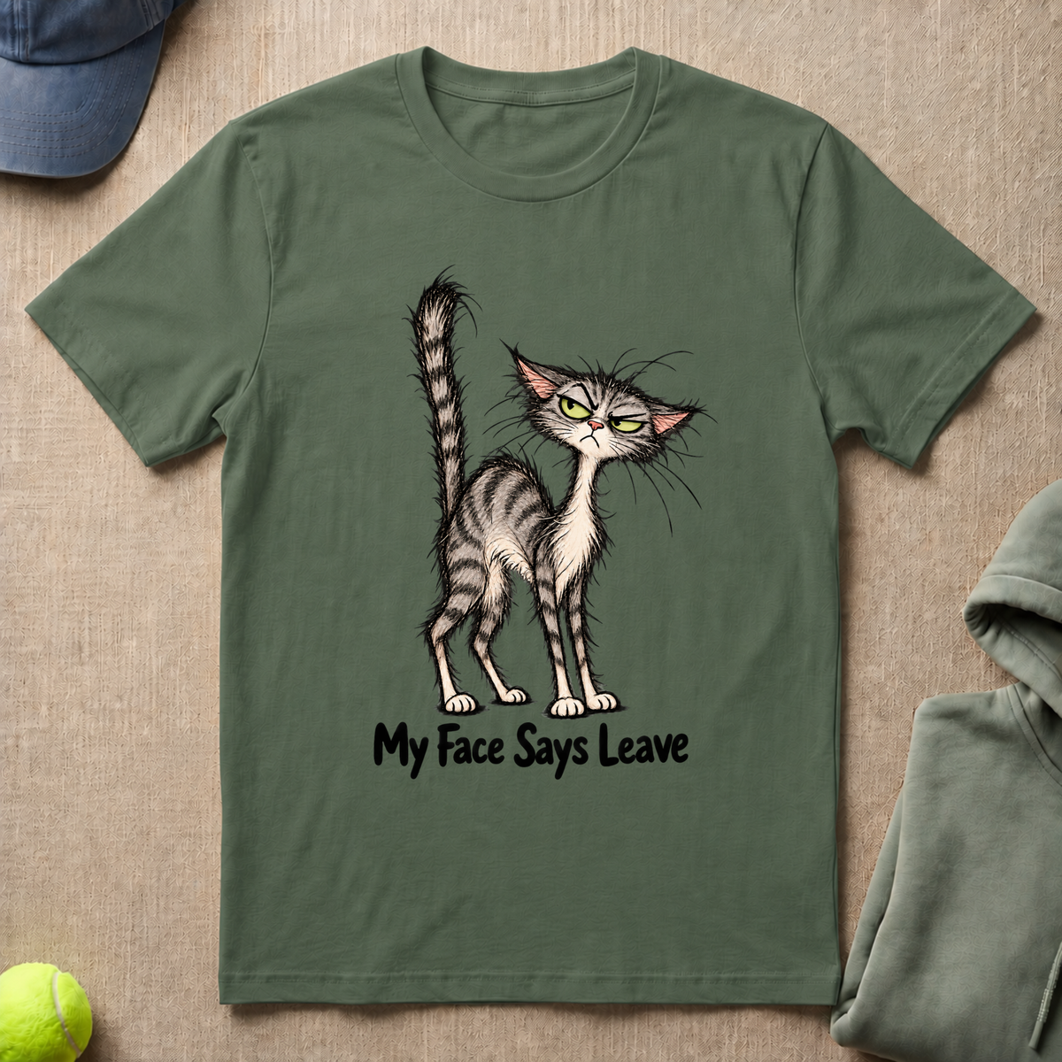 Face Says Leave T-Shirt