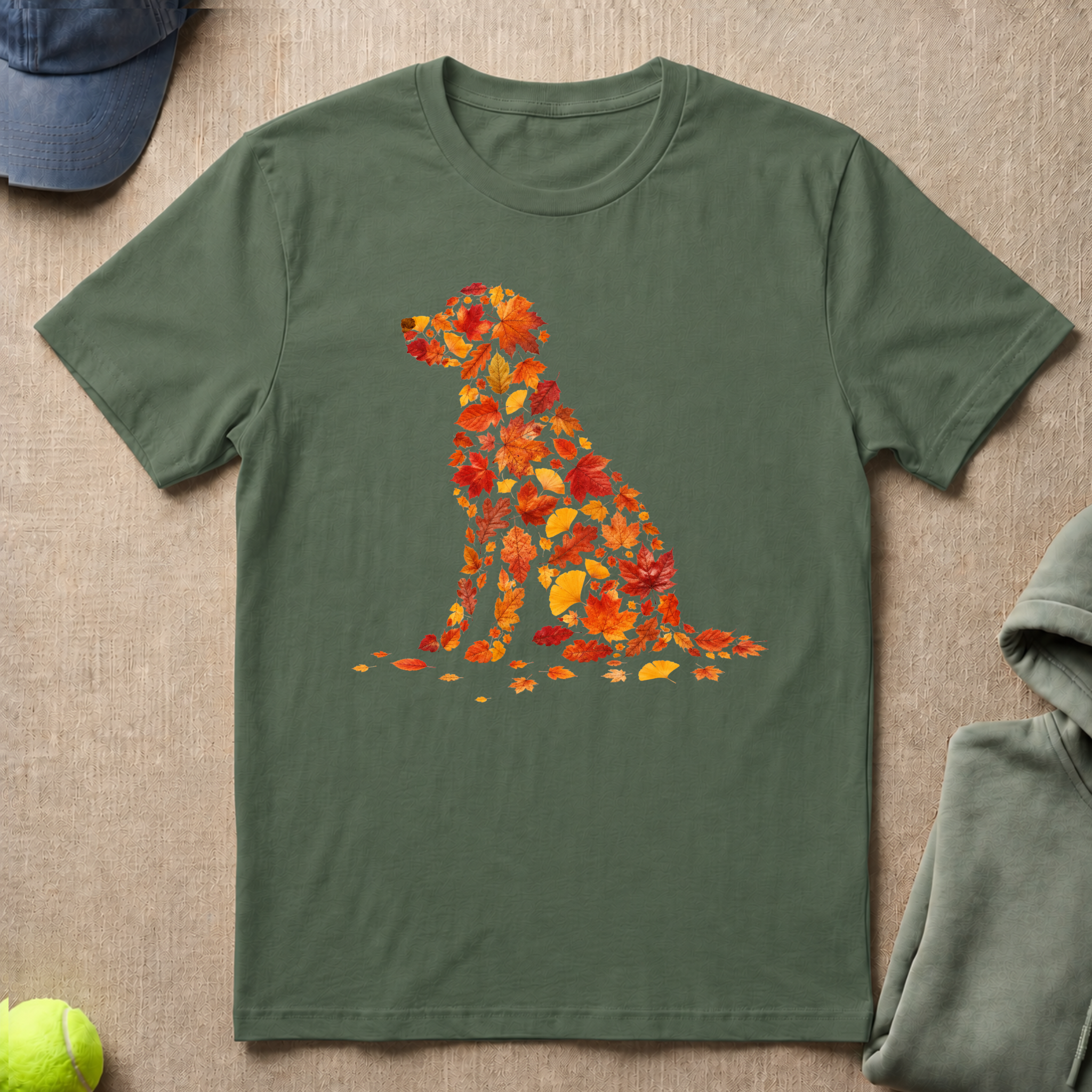 Dog In Fall T-Shirt