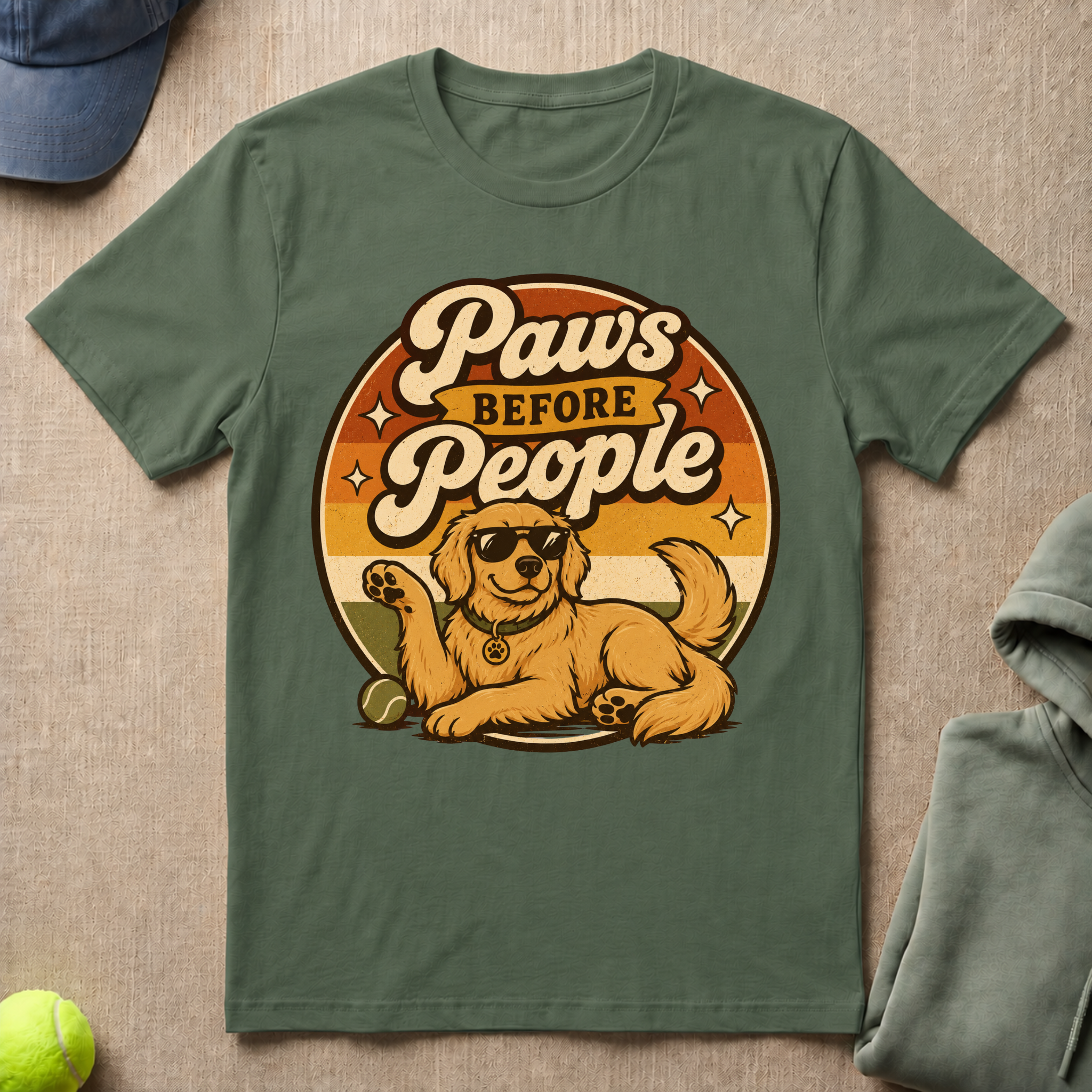 Dog With Ball T-Shirt