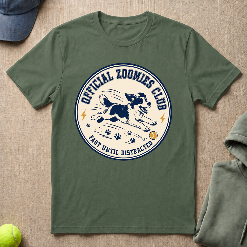 Official Zoomies Club Club T-Shirt
