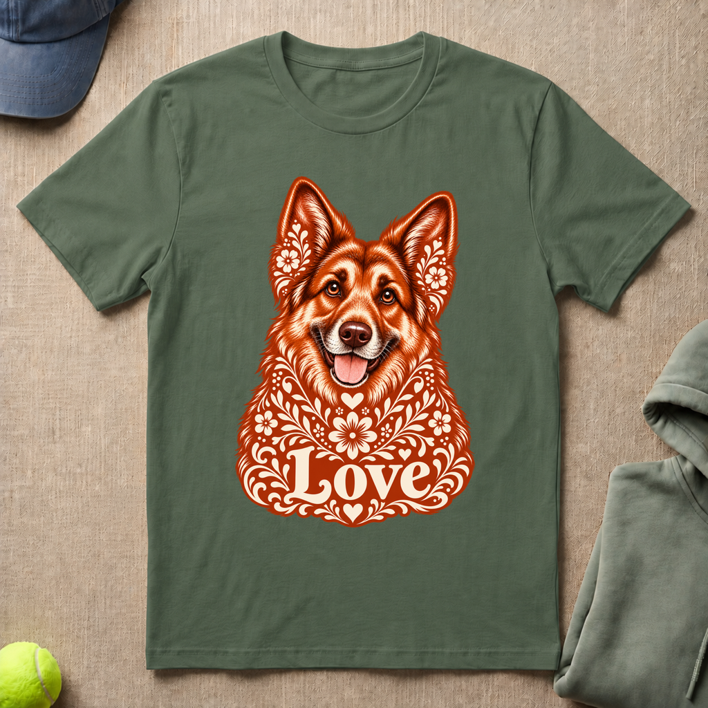 German Shepherd Love T-Shirt