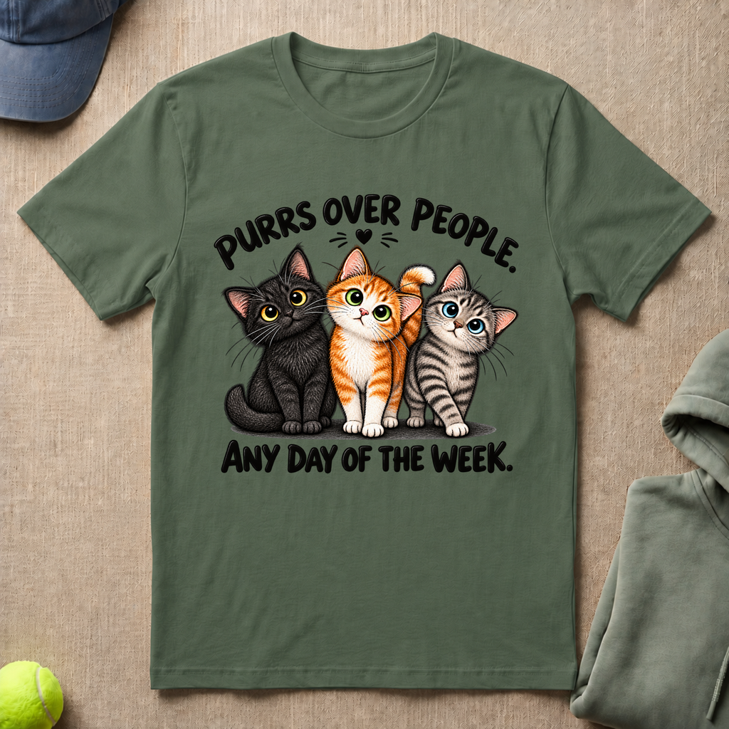 Purrs Over People T-Shirt