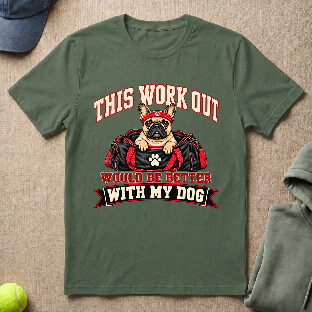 Work Out Better With Dog T-Shirt