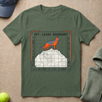 Off Leash Boundary   T-Shirt