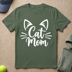 Cat Mom Whiskers T-Shirt