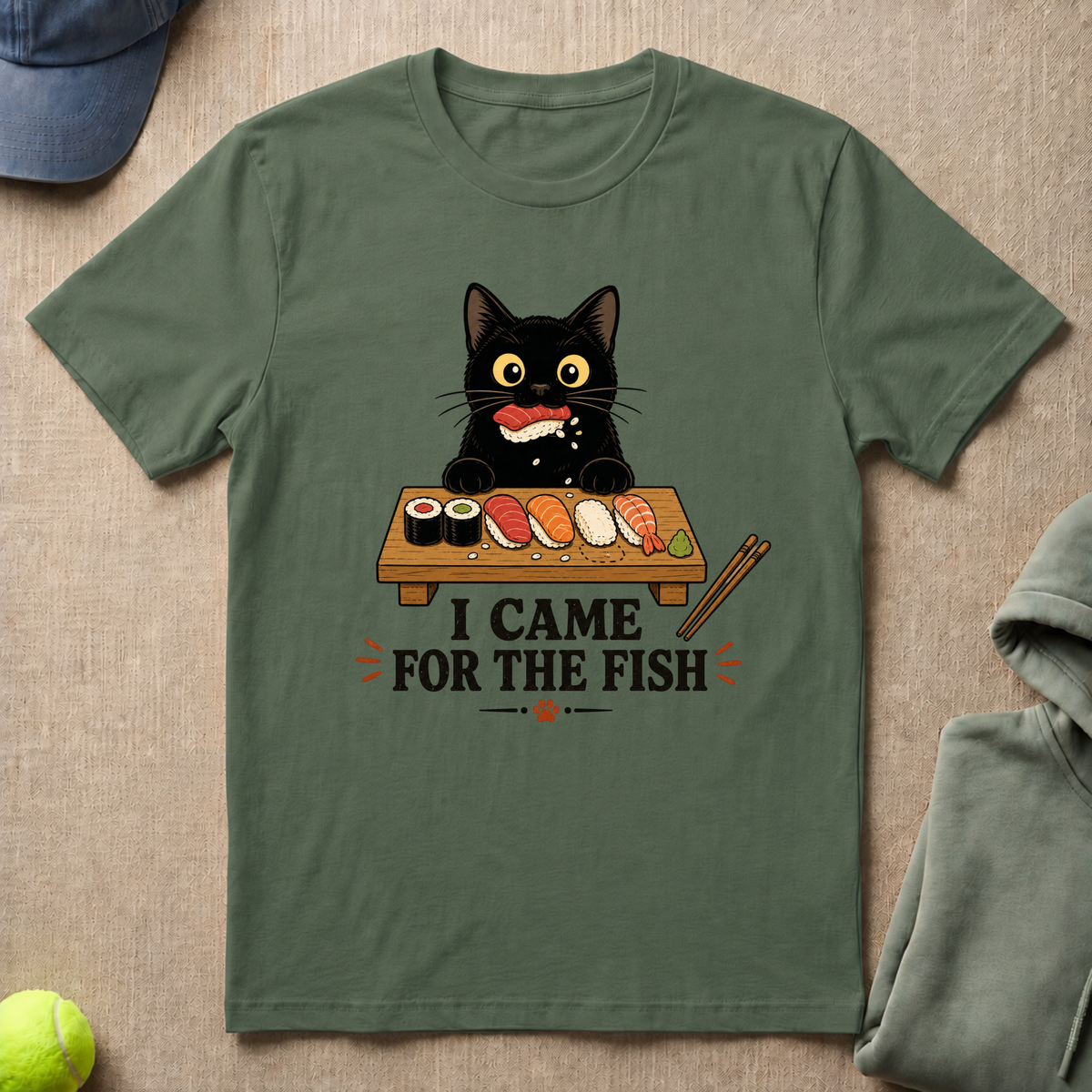 Cat & Sushi T-Shirt