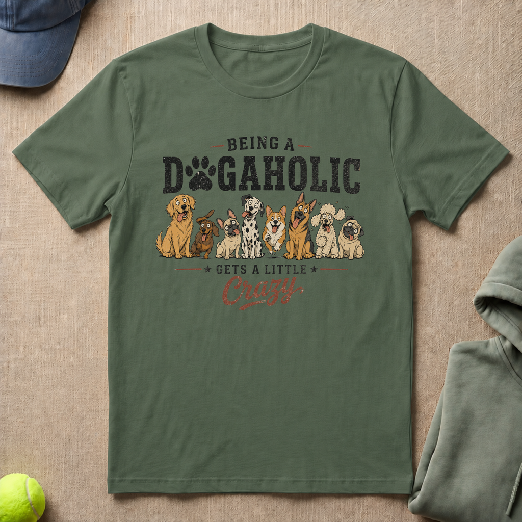 Crazy Dogaholic T-Shirt