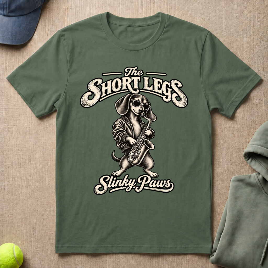 Short Legs Slinky Paws T-Shirt