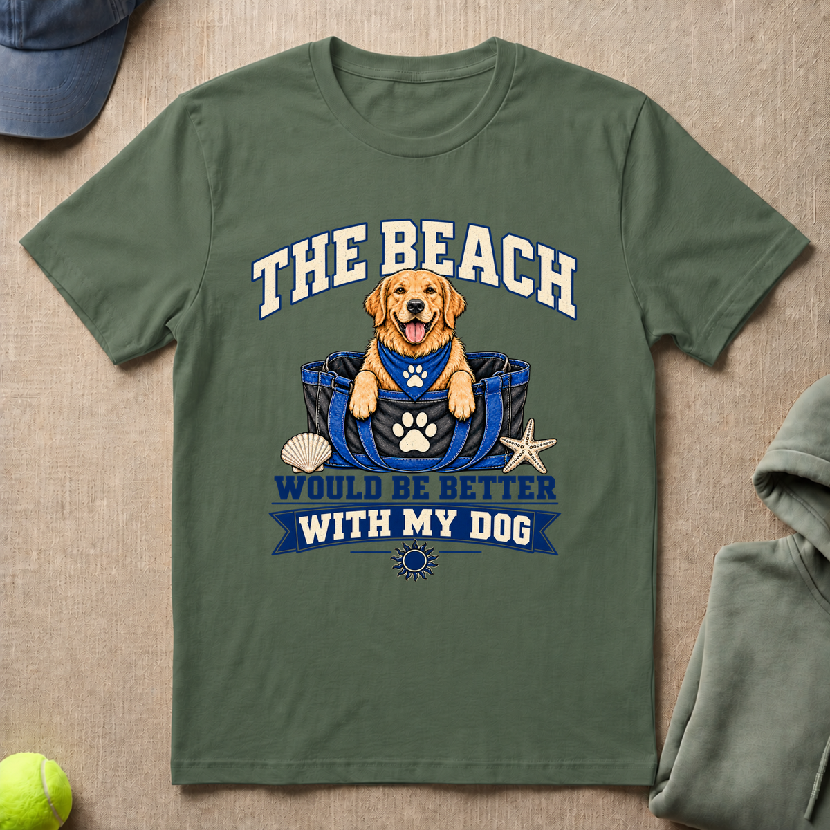 Beach Better With Dog T-Shirt