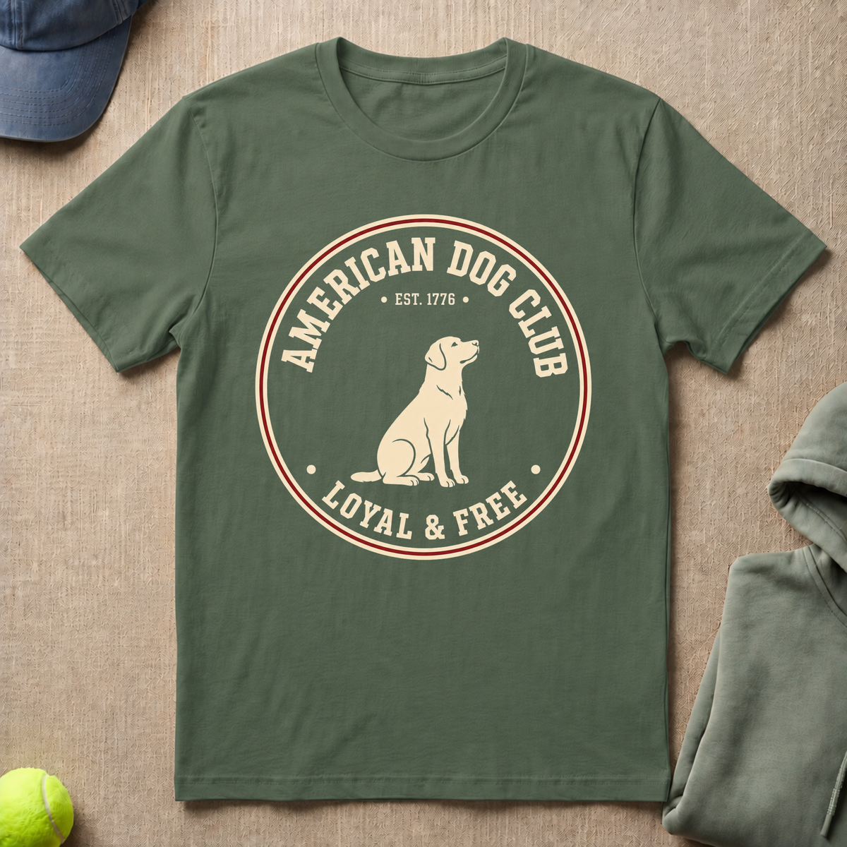 American Dog Club T-Shirt