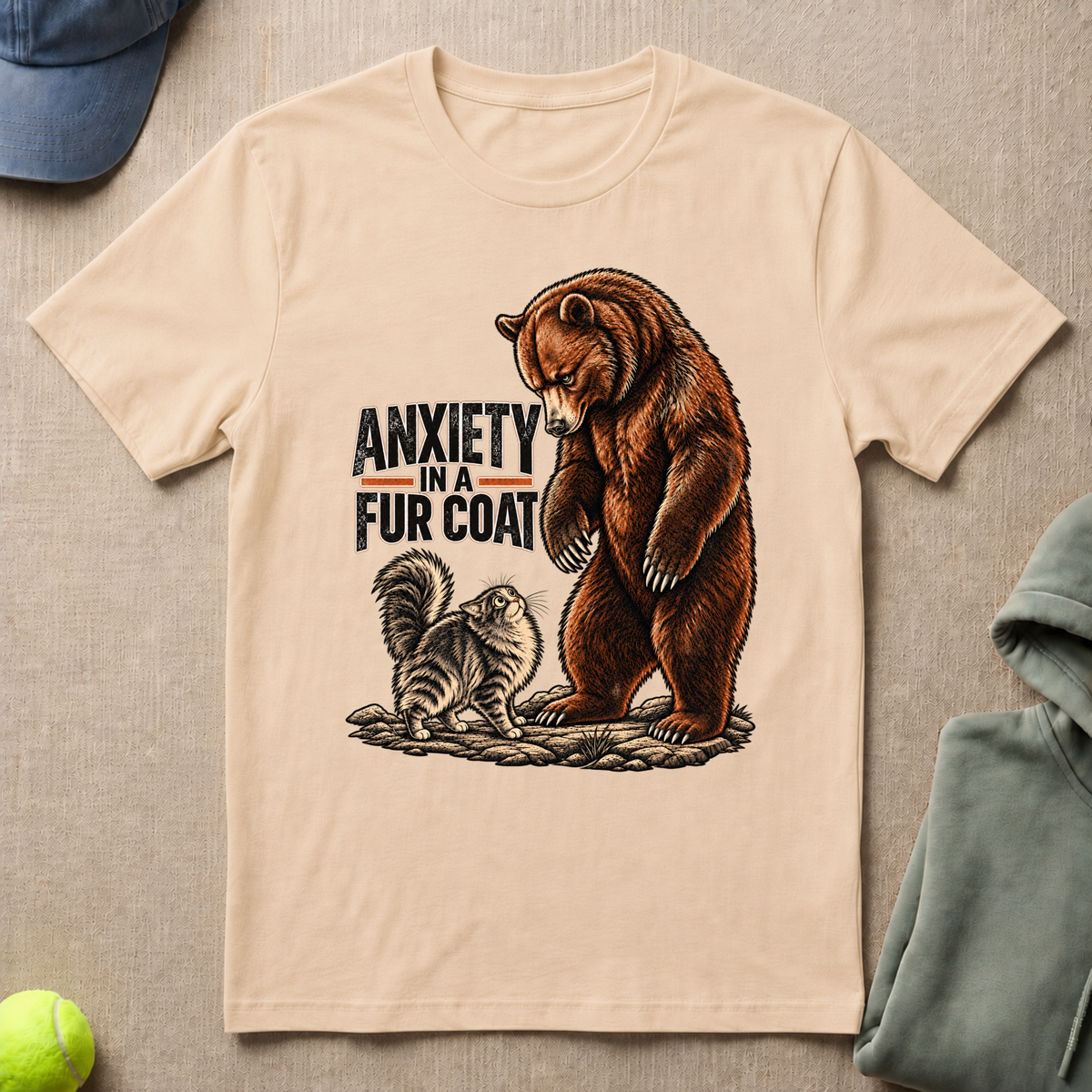 Anxiety In Fur T-Shirt