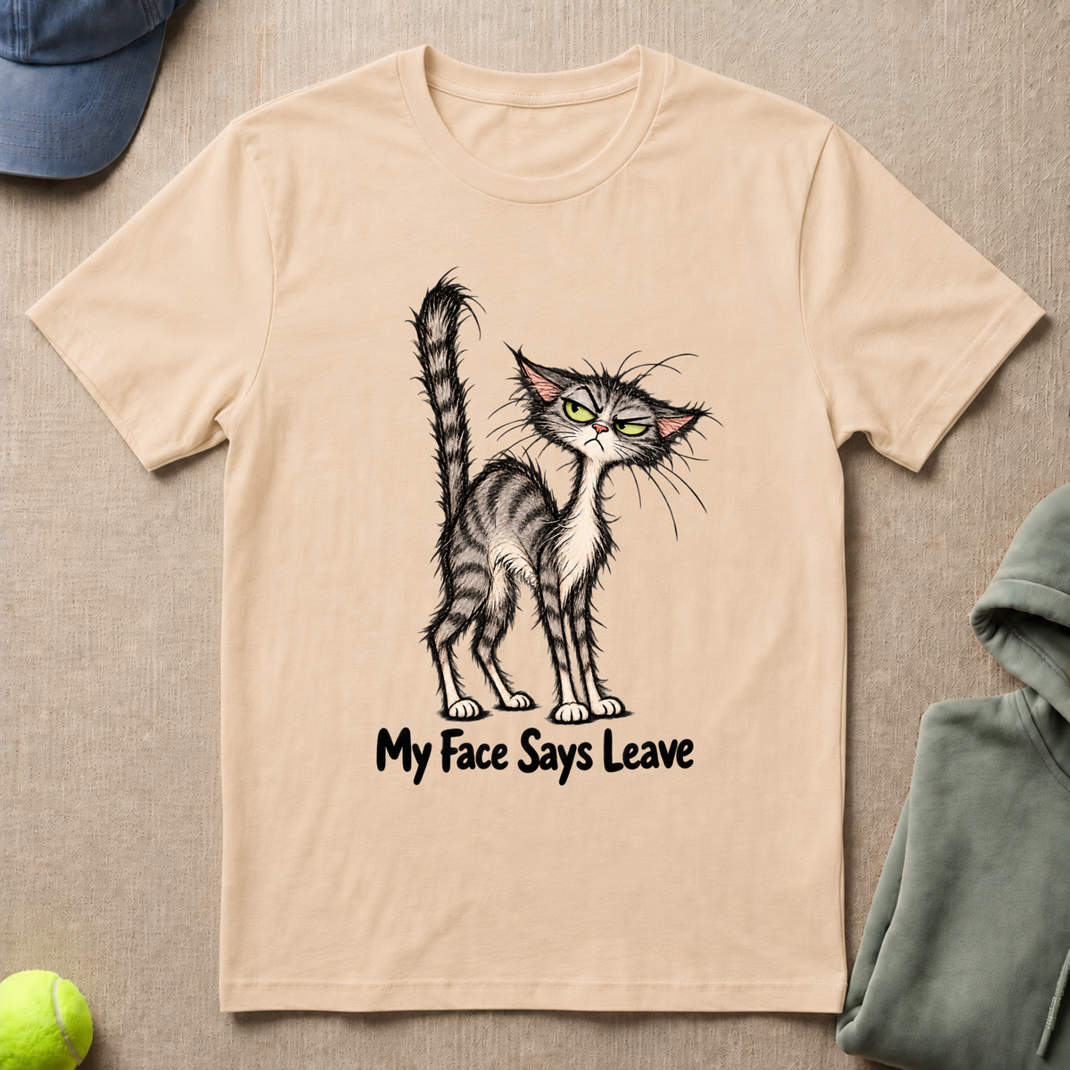 Face Says Leave T-Shirt