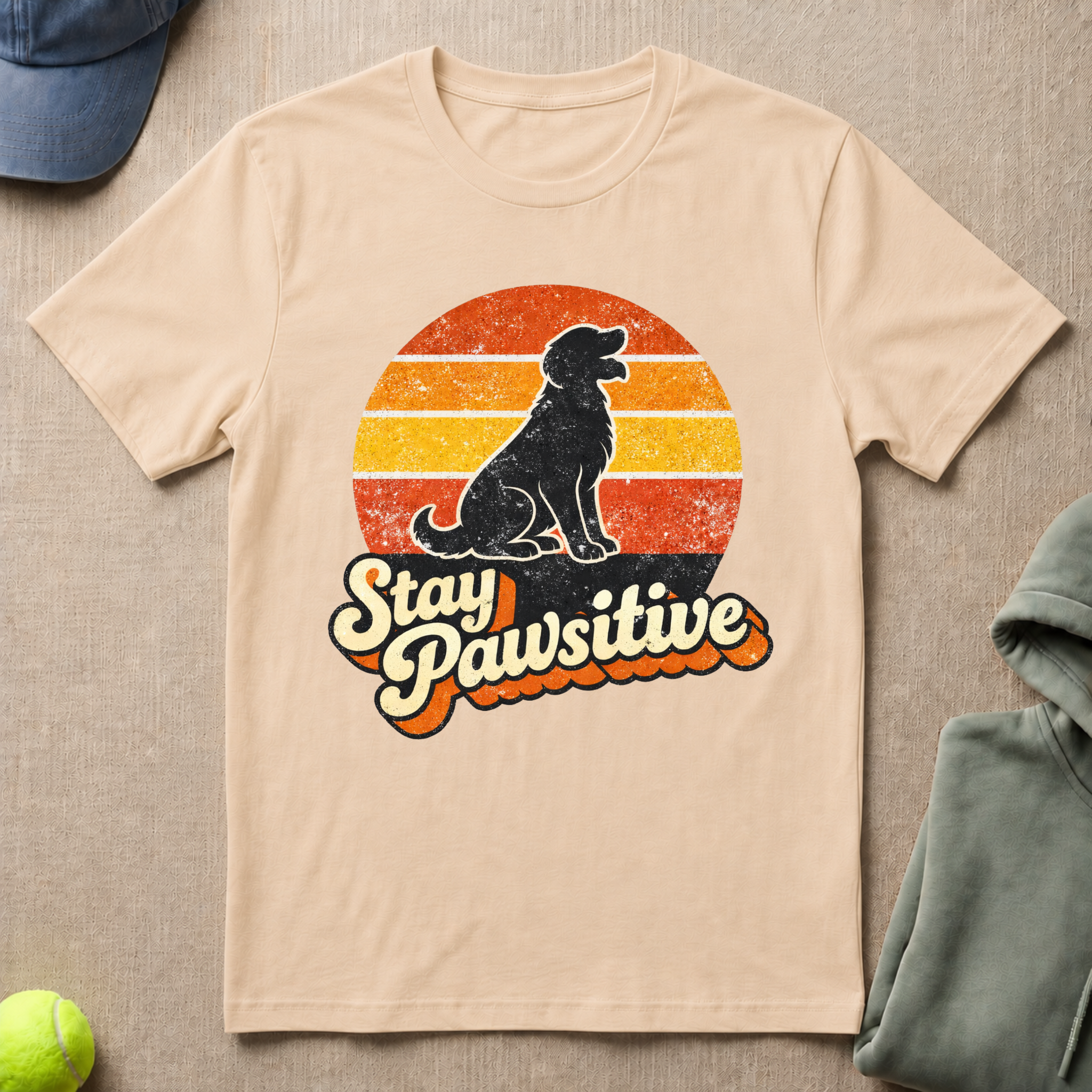 Stay Pawsitive T-Shirt
