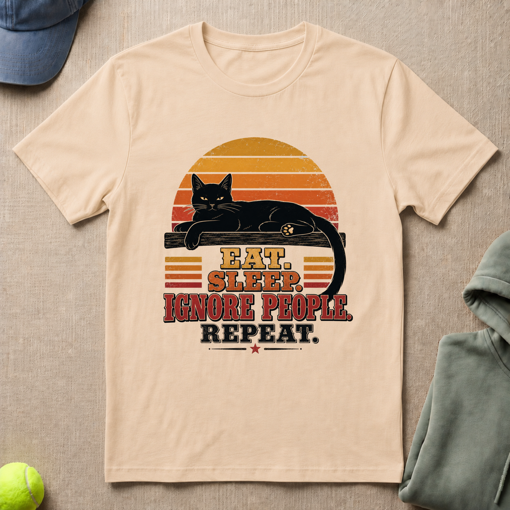 Cat Repeat T-Shirt
