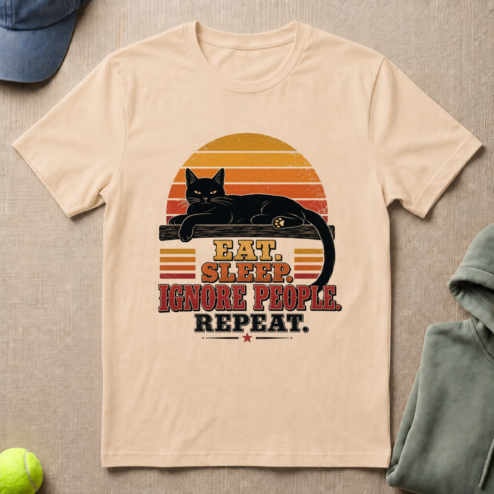 Cat Repeat T-Shirt