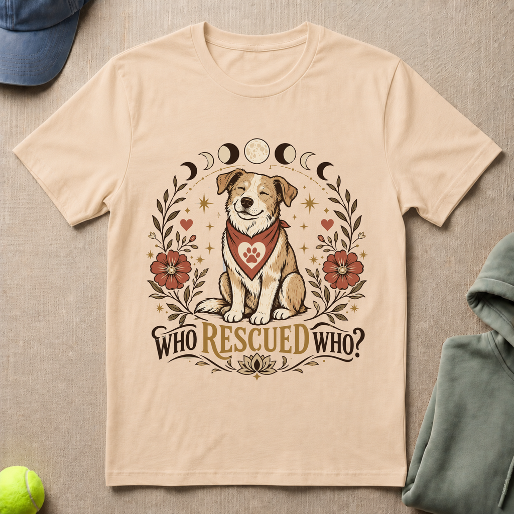Who Rescued Who T-Shirt