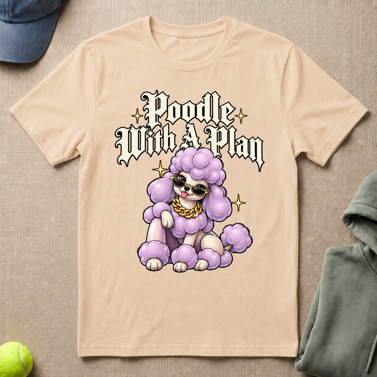 Poodle With Plan T-Shirt