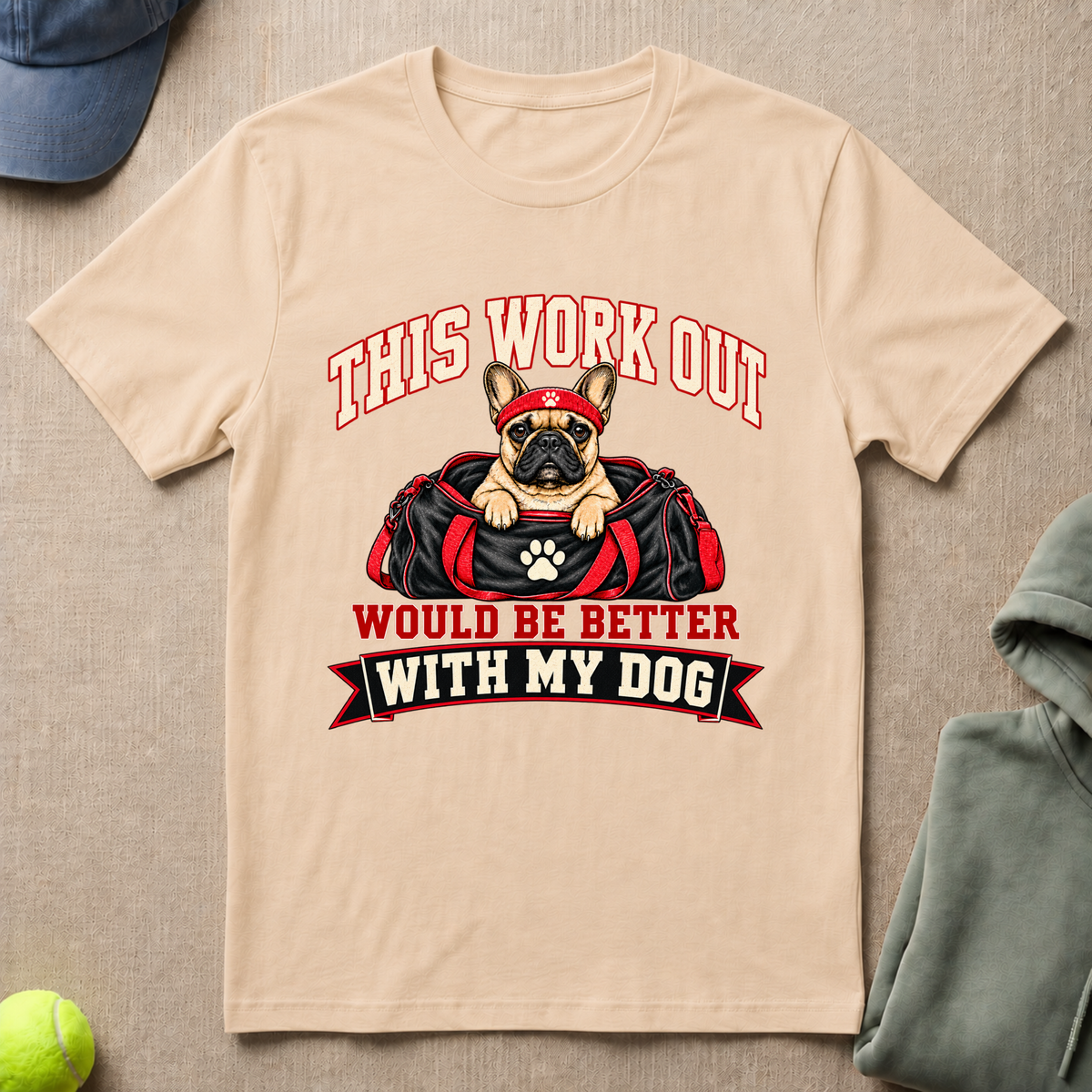 Work Out Better With Dog T-Shirt