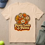 Peace Love Paws  T-Shirt