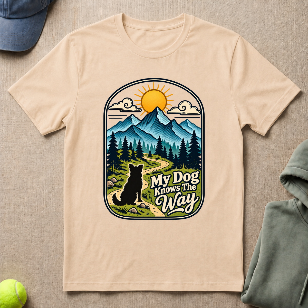 Dog Knows The Way T-Shirt