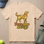 Peace Love & Dogs T-Shirt