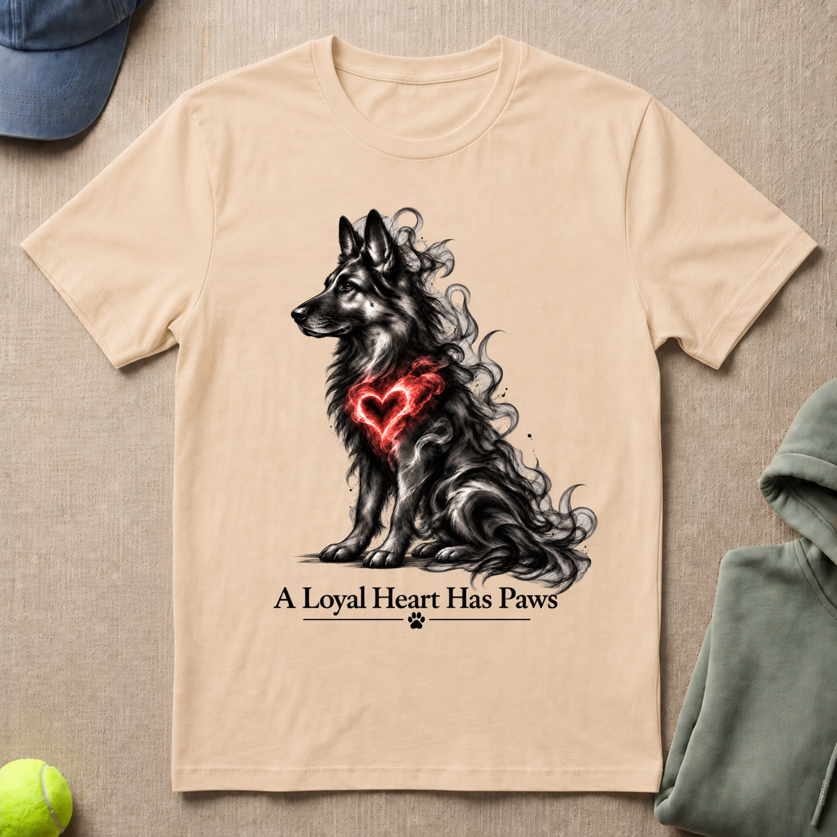 German Shepherd Smokey T-Shirt
