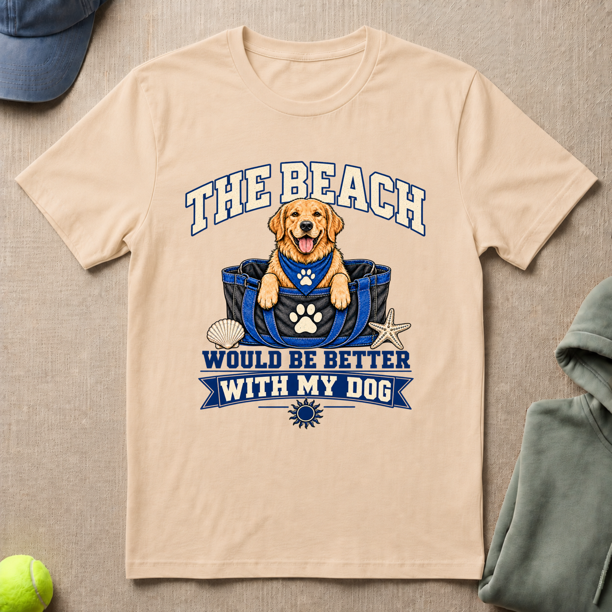 Beach Better With Dog T-Shirt