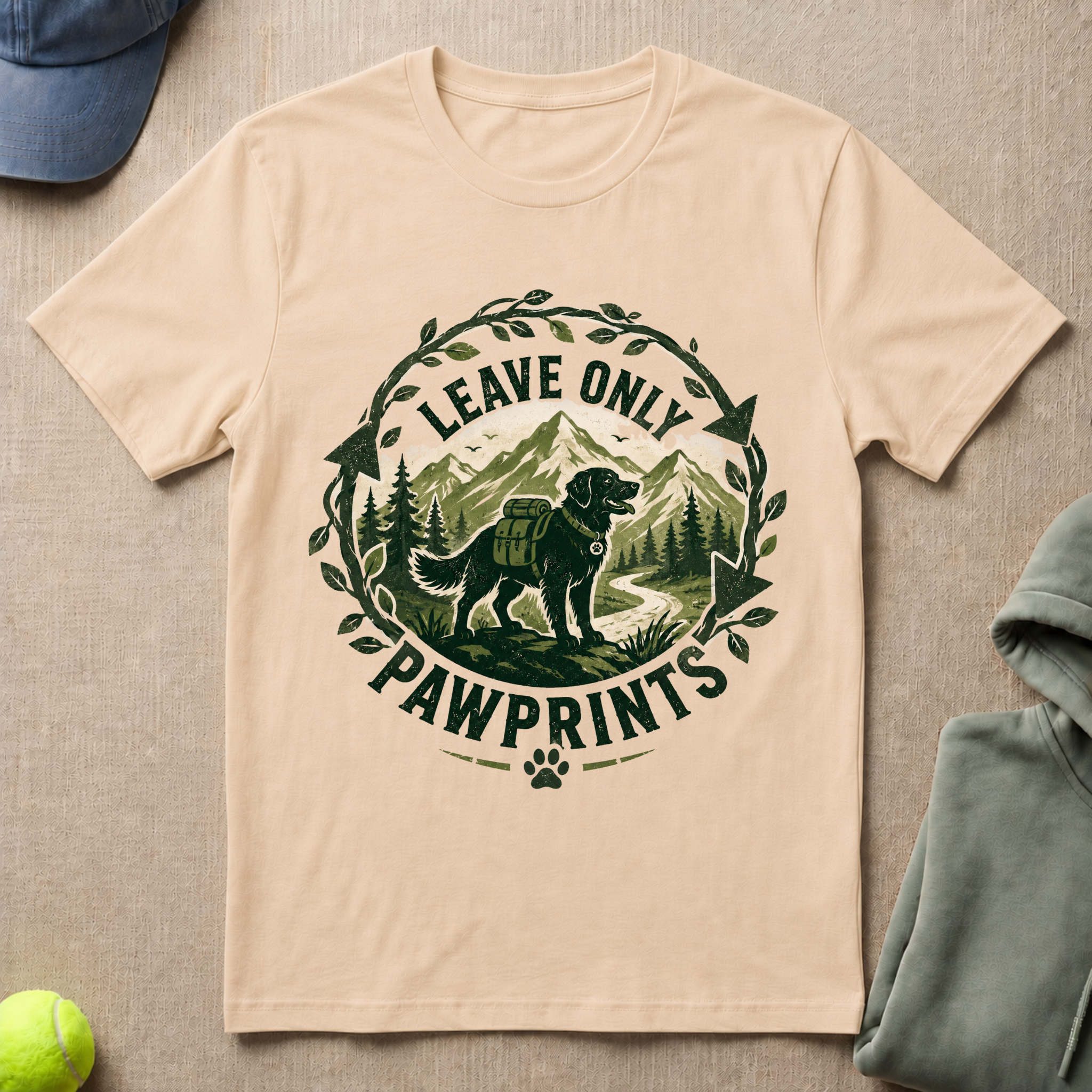 Leave Only Paw T-Shirt