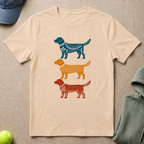 Labrador Retriever In Color T-Shirt