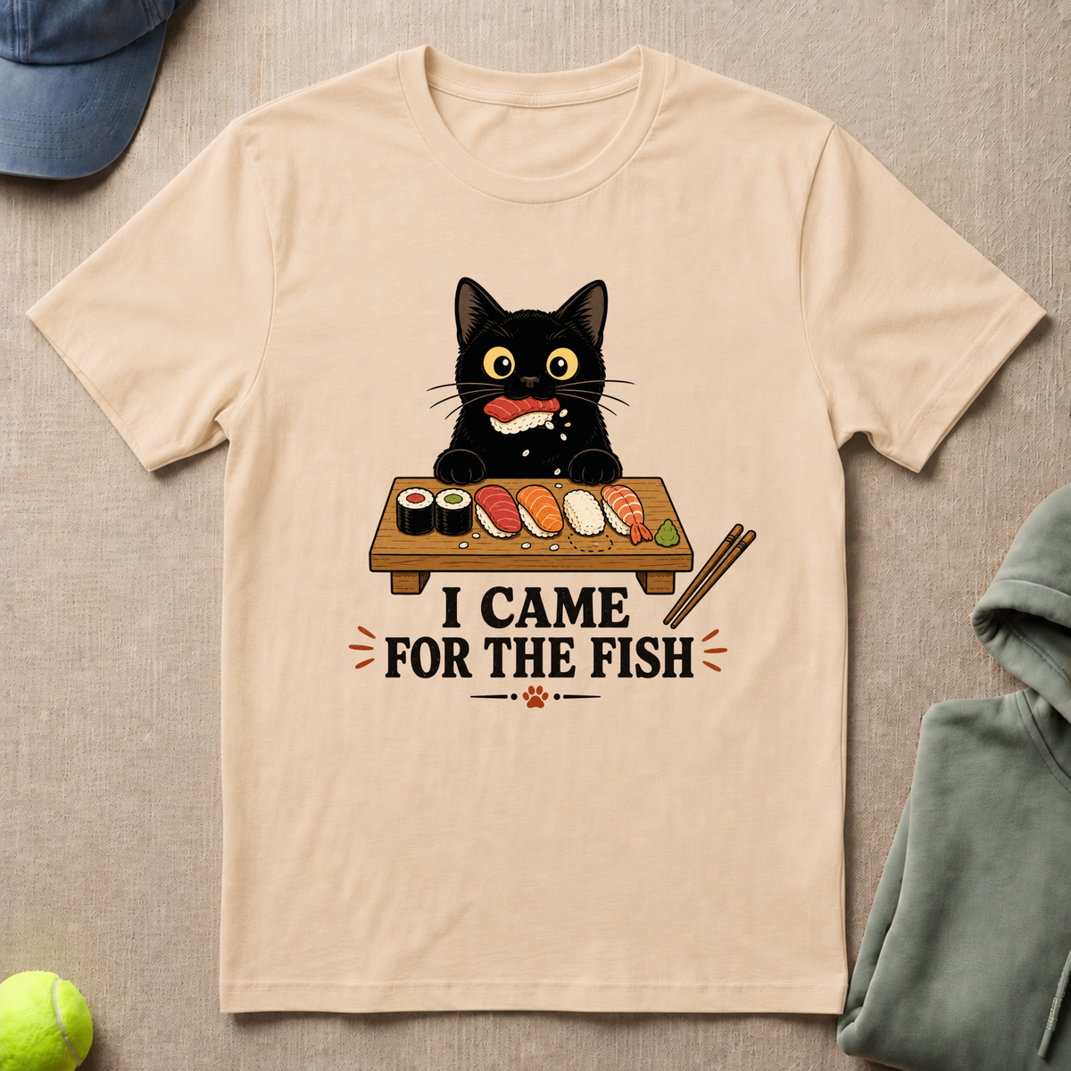 Cat & Sushi T-Shirt