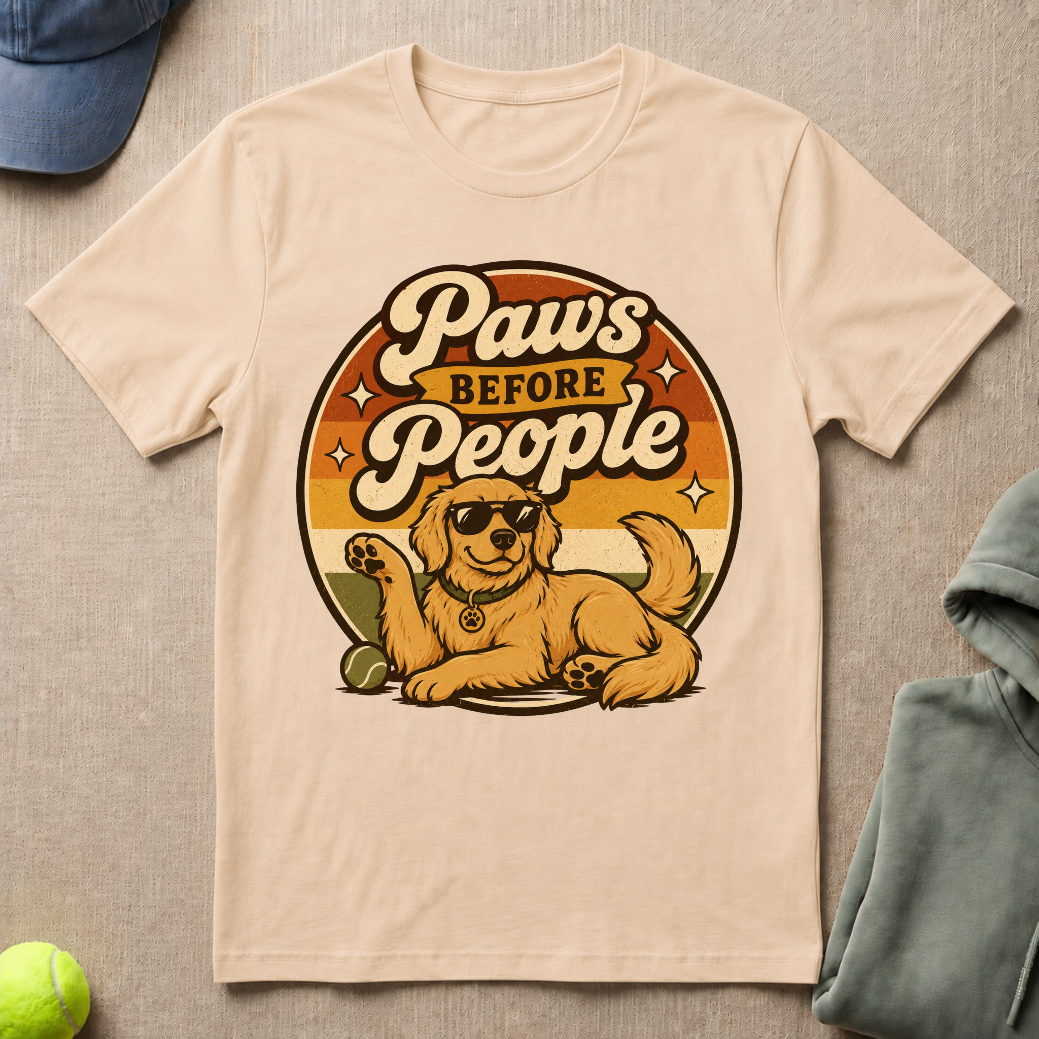 Dog With Ball T-Shirt