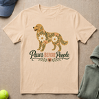 Floral Golden Retriever T-Shirt