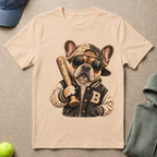 Frenchie Baseball T-Shirt