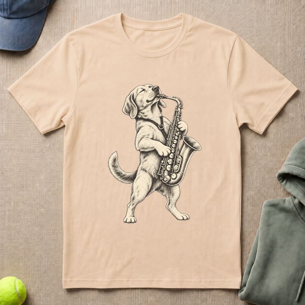 Dog Saxophone T-Shirt
