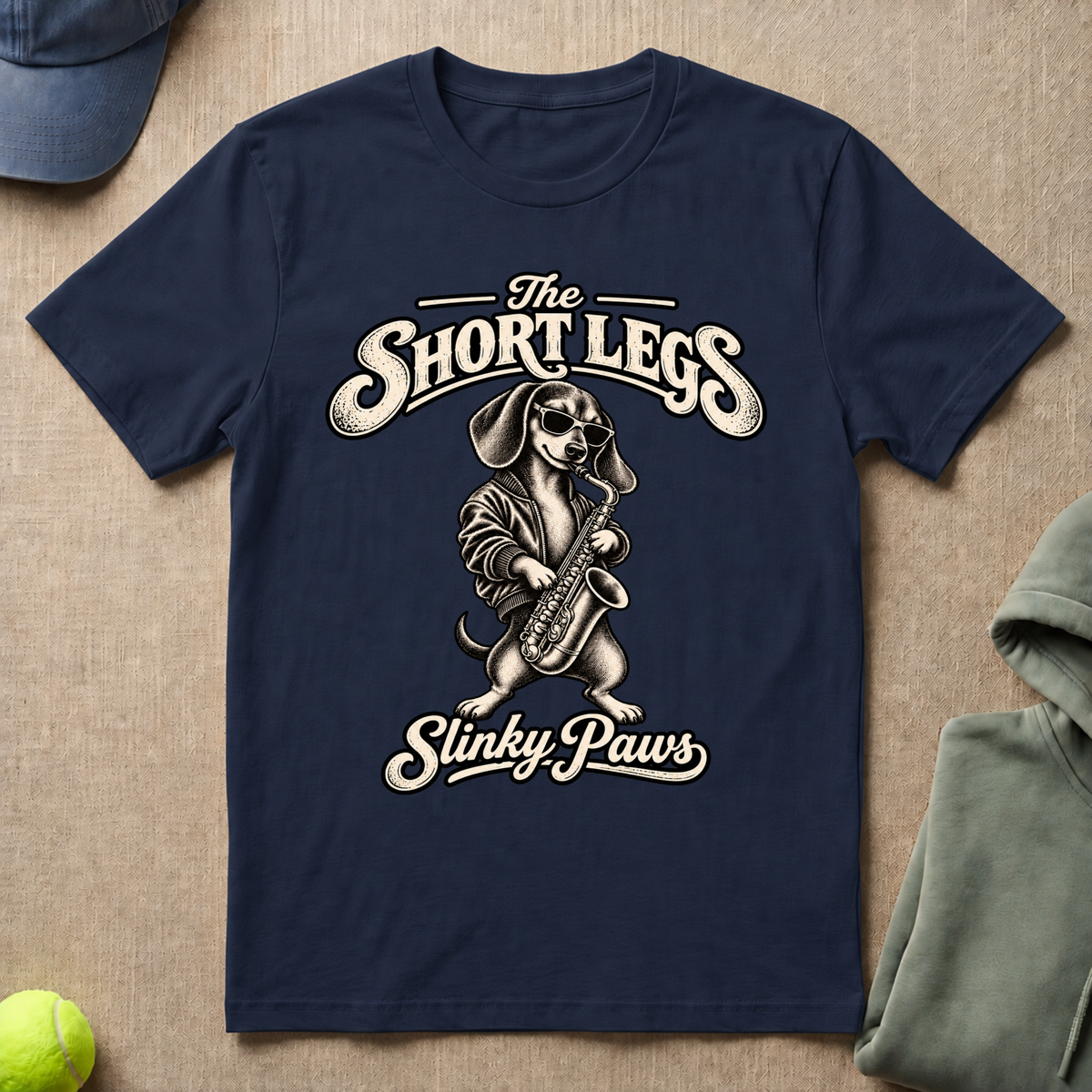Short Legs Slinky Paws T-Shirt