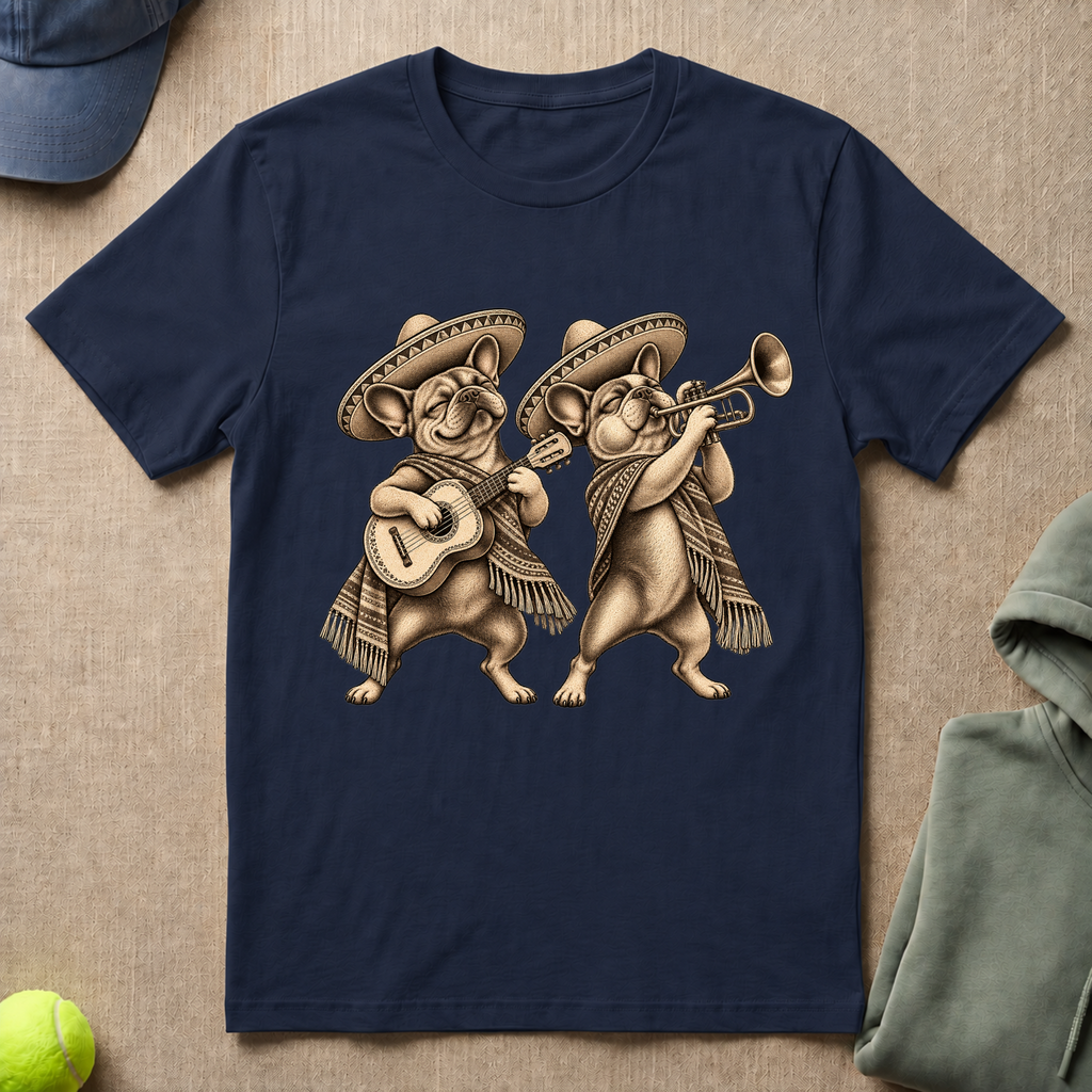 Frenchie Duo Mexican T-Shirt
