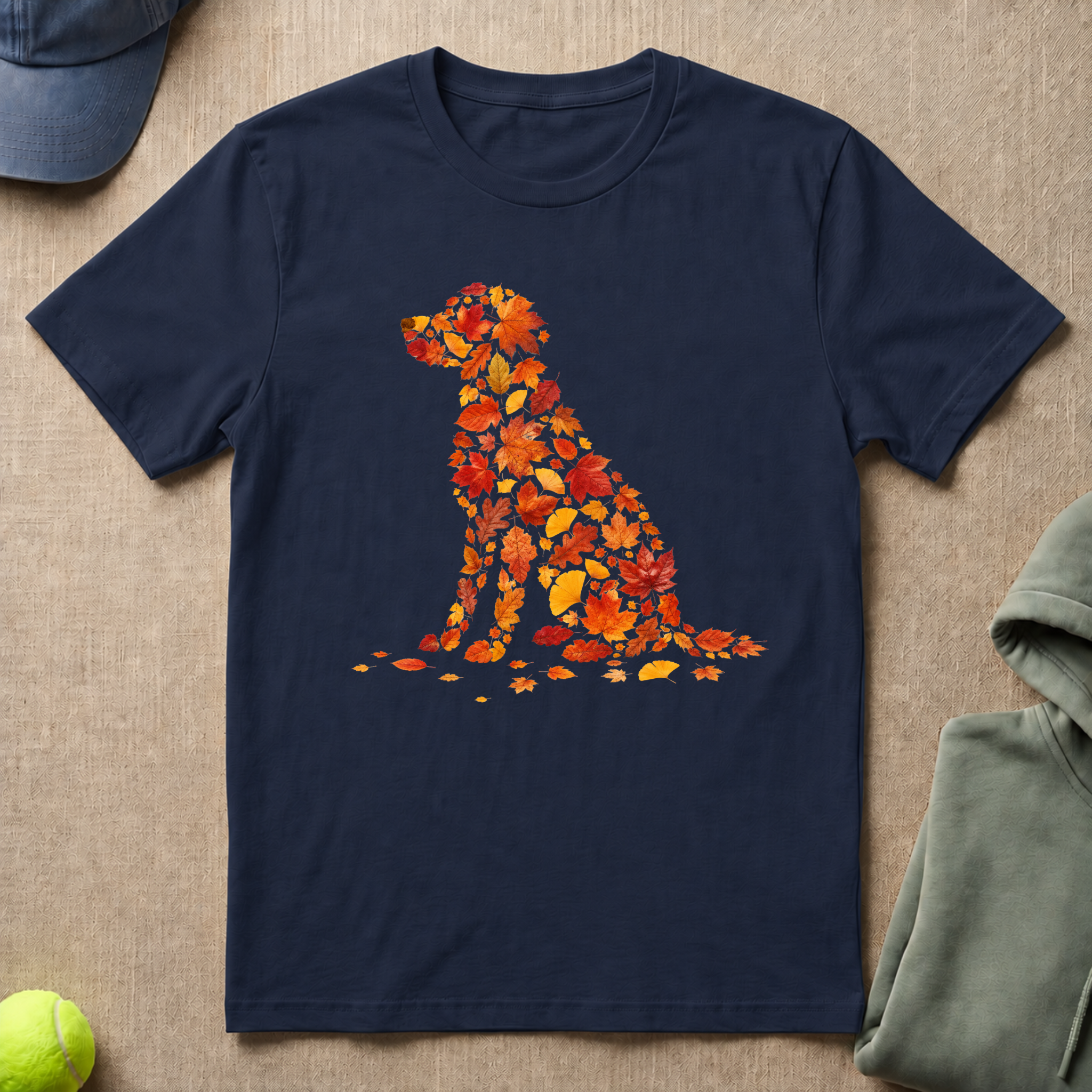Dog In Fall T-Shirt