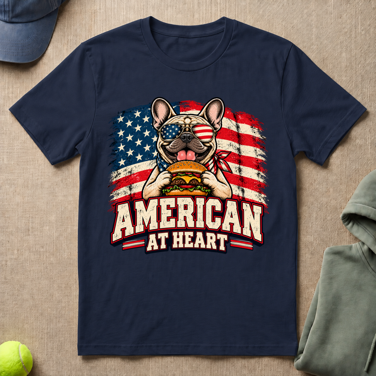 American At Heart T-Shirt