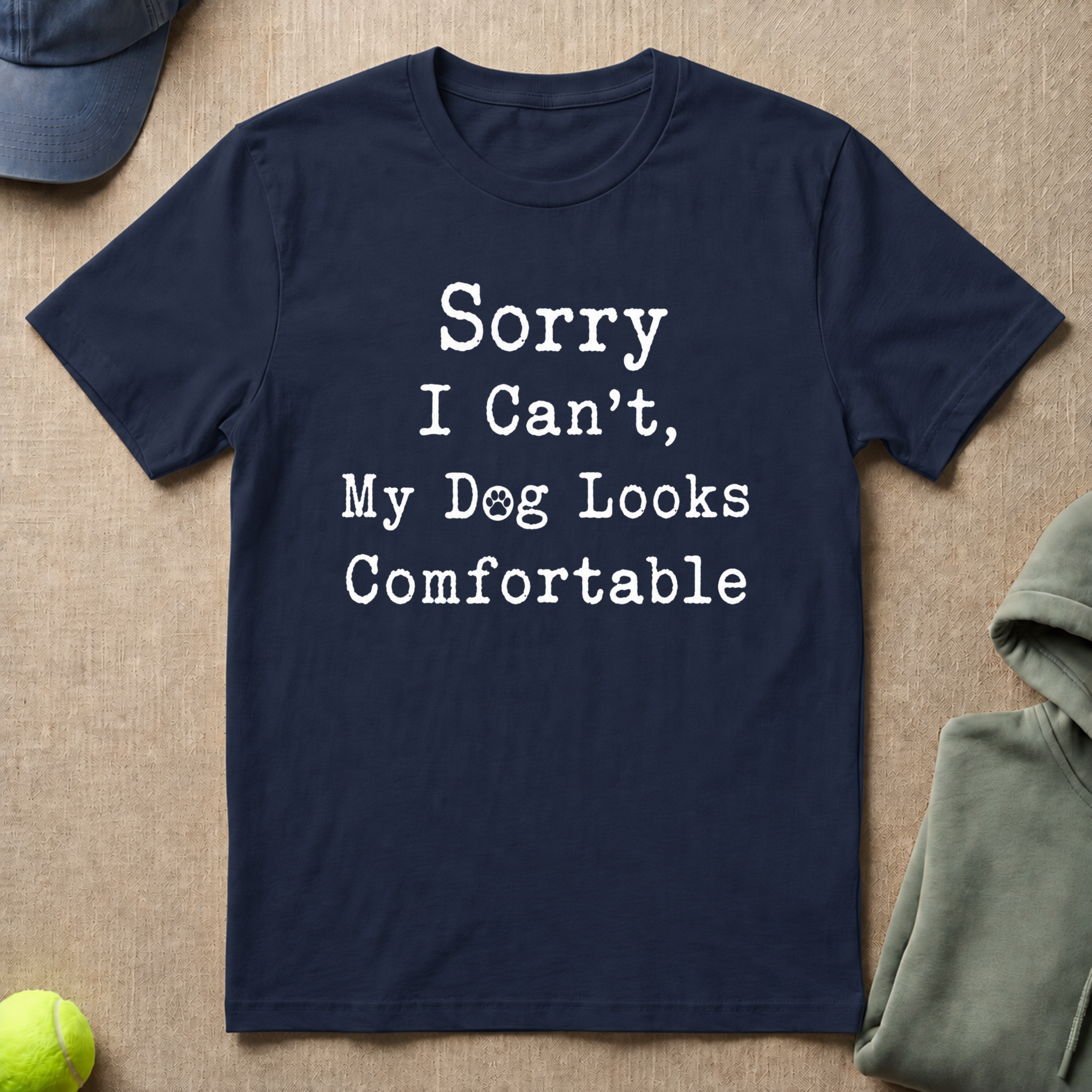 Looks Comfortable Slogan T-Shirt