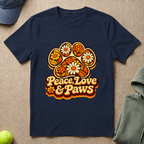 Peace Love Paws  T-Shirt